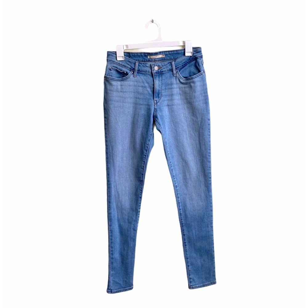 Levi's 711 Light Wash Skinny Jeans